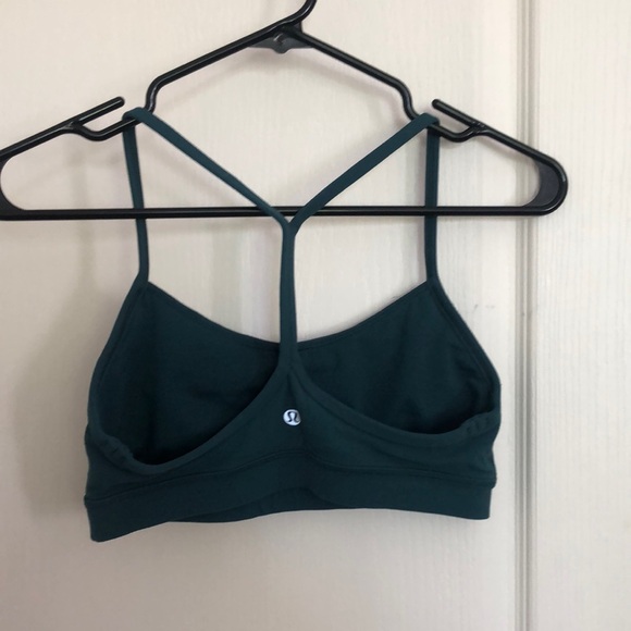 Lululemon Y bra teal sports bra - Picture 3 of 4